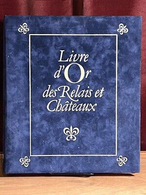 Livre d'Or des Relais et Chateaux, 1984, 30th Anniversary Guestbook, Fine