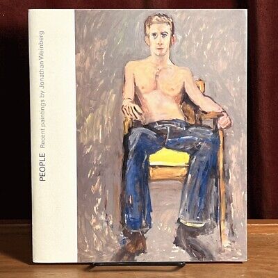 People: Recent Paintings by Jonathan Weinberg VG SC LGBTQ Figurative Acrylic P..