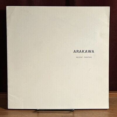 Shusaku Arakawa: Recent Painting, Gallery Takagi, 1988, RARE Catalog, Near Fine