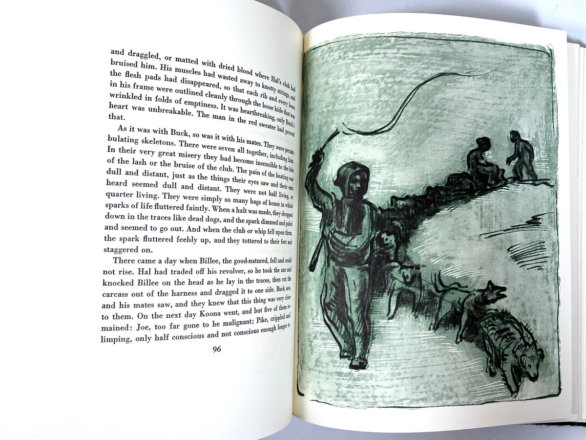 Jack London, Call of the Wild, Illus. Henry V. Poor, 1960, SIGNED, Near Fine HC w/slipcase.