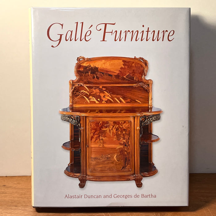 Gallé Furniture, Alastair Duncan, Georges de Bartha, Antique Collectors Club, 2012, Art Nouveau, Fine, HC, 4to