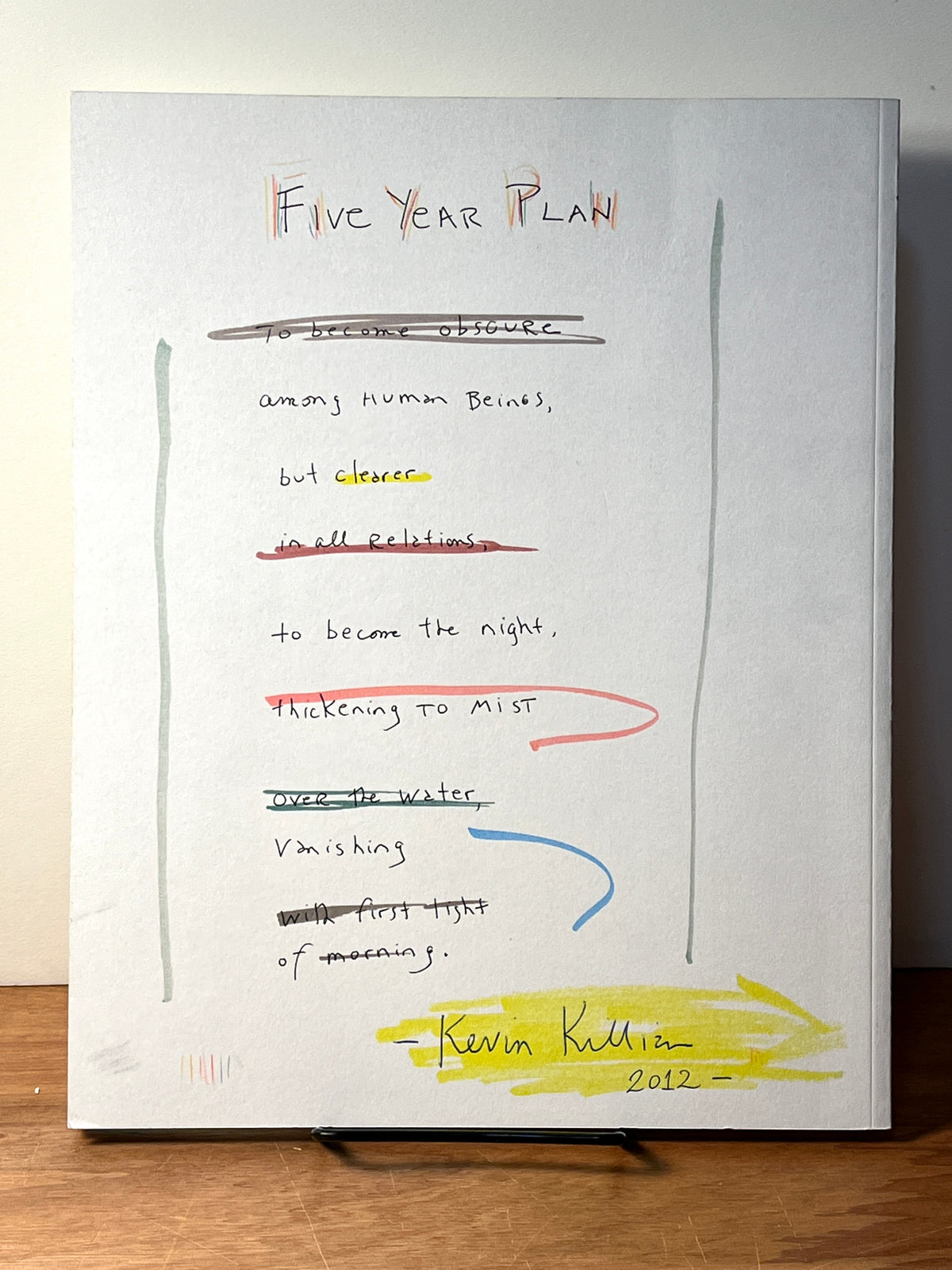Nude: Kevin Killian and Ugo Rondinone. Artist Monograph Near Fine, RARE