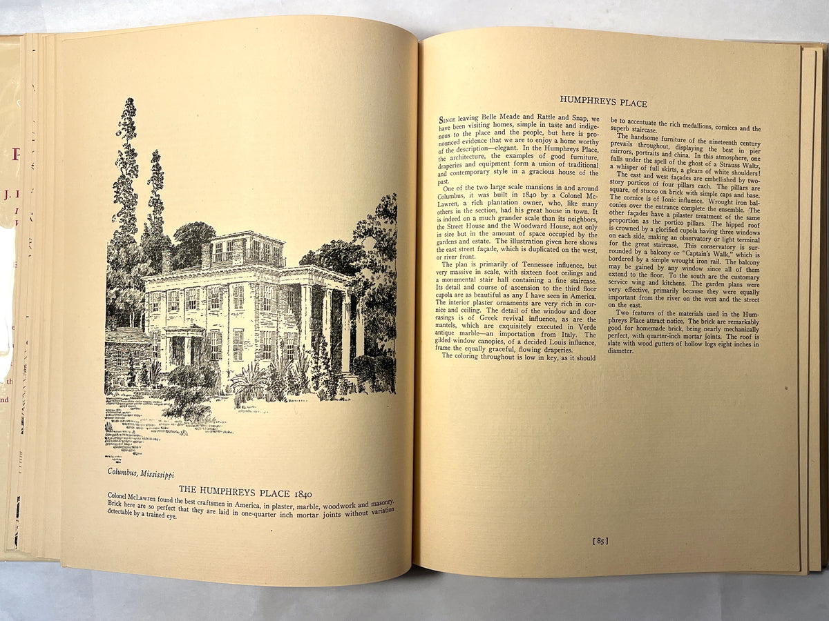 White Pillars: Early Life and Architecture of the Lower Mississippi Valley Country, J. Frazer Smith