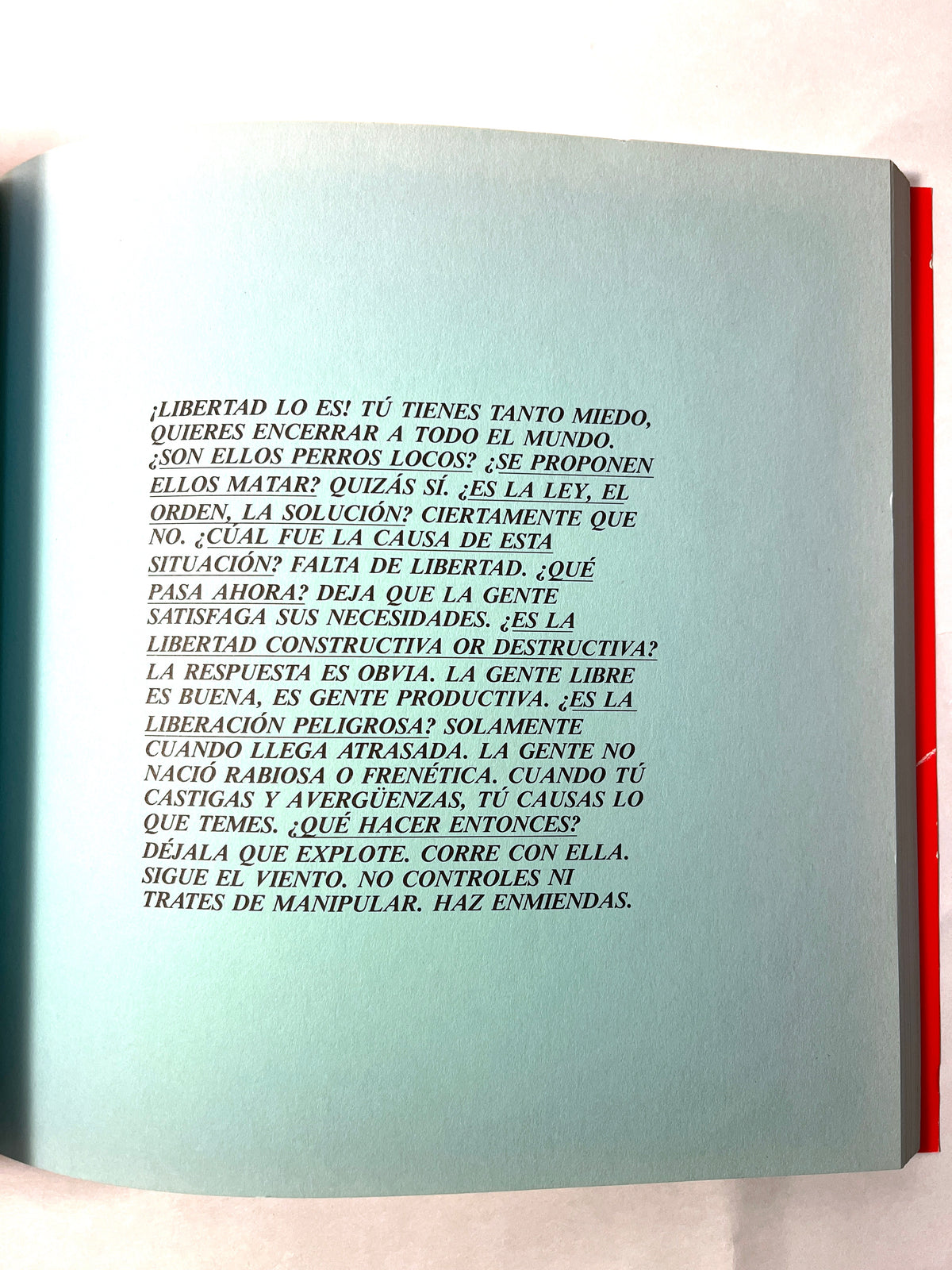 Jenny Holzer, ABUSE OF POWER COMES AS NO SURPRISE, 1983 PB, VG w Poster