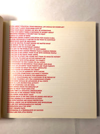 Jenny Holzer, ABUSE OF POWER COMES AS NO SURPRISE, 1983 PB, VG w Poster