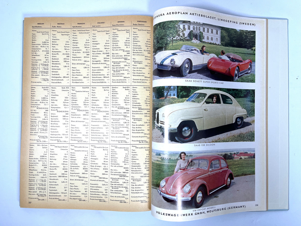 International Automobile Parade, Vol II, Arthur Logoz, 1958, Near Fine HC