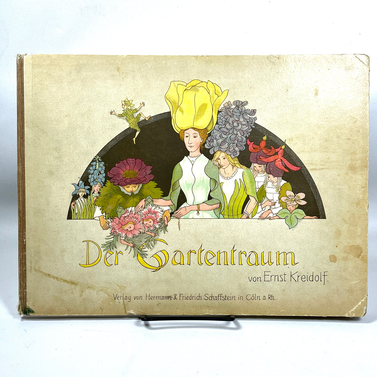 Der Gartentraum (the Garden Dream) Good First Edition, Ernst Kreidolf. German Jugendstil Children's Book
