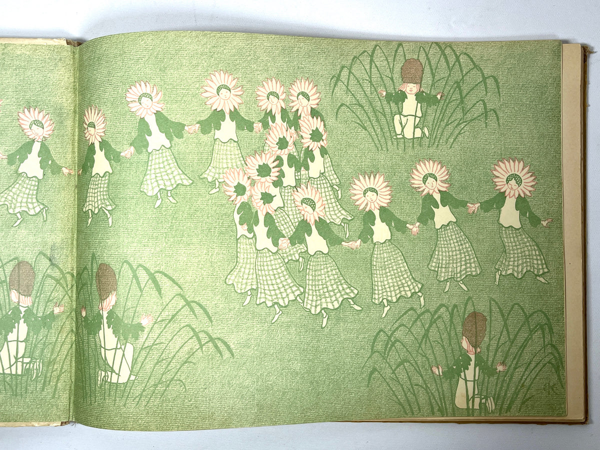 Der Gartentraum (the Garden Dream) Good First Edition, Ernst Kreidolf. German Jugendstil Children's Book