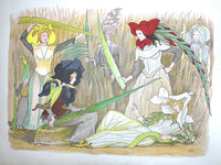 Der Gartentraum (the Garden Dream) Good First Edition, Ernst Kreidolf. German Jugendstil Children's Book