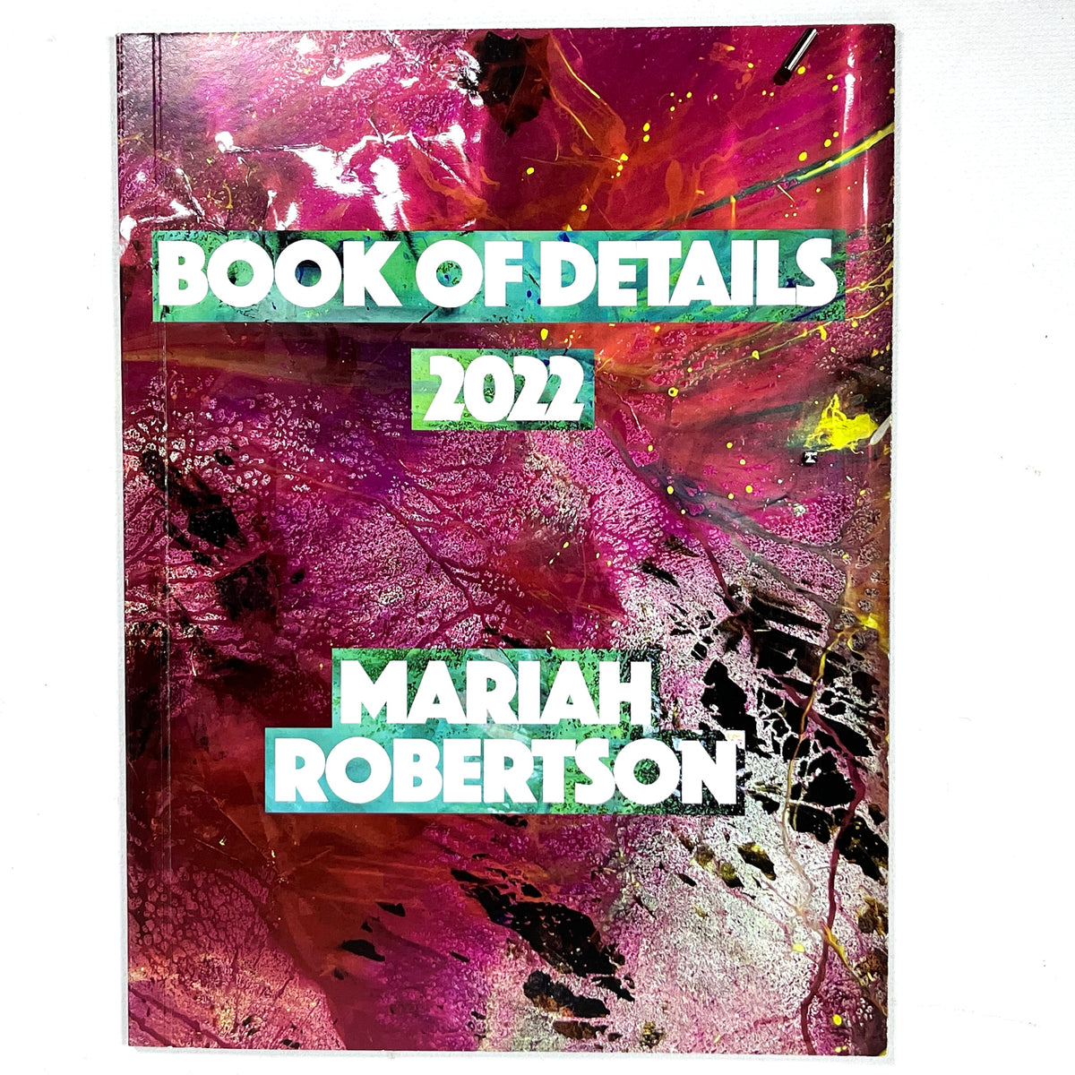 Mariah Robertson Book of Details 2022 Fine SC Abstract Photogram Artist Book