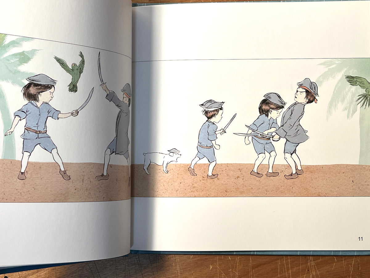Jed Alexander. (Mostly) Wordless. 1st Print. Fine HC. 2013 Children's Book of illustrated vignettes