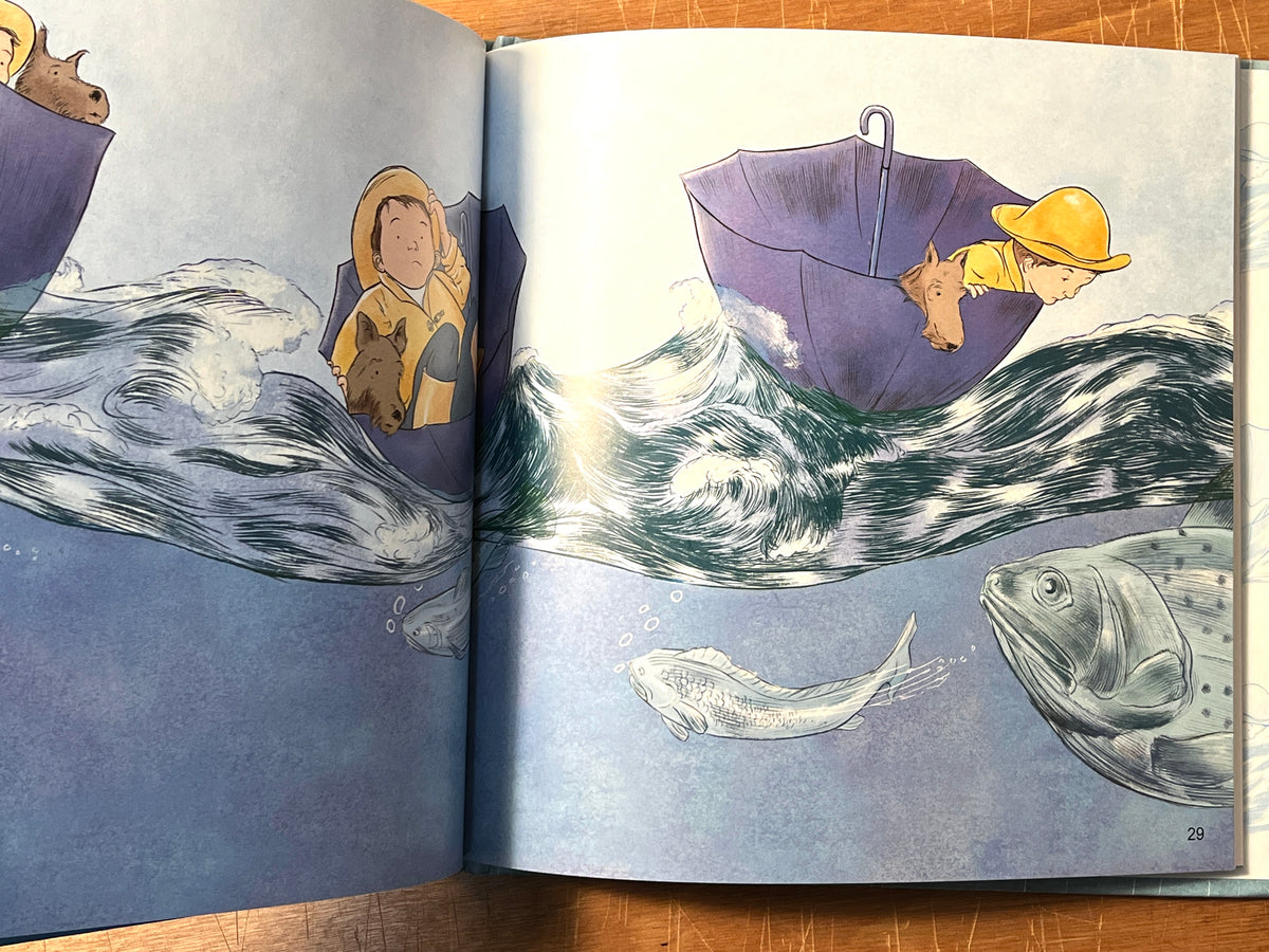 Jed Alexander. (Mostly) Wordless. 1st Print. Fine HC. 2013 Children's Book of illustrated vignettes
