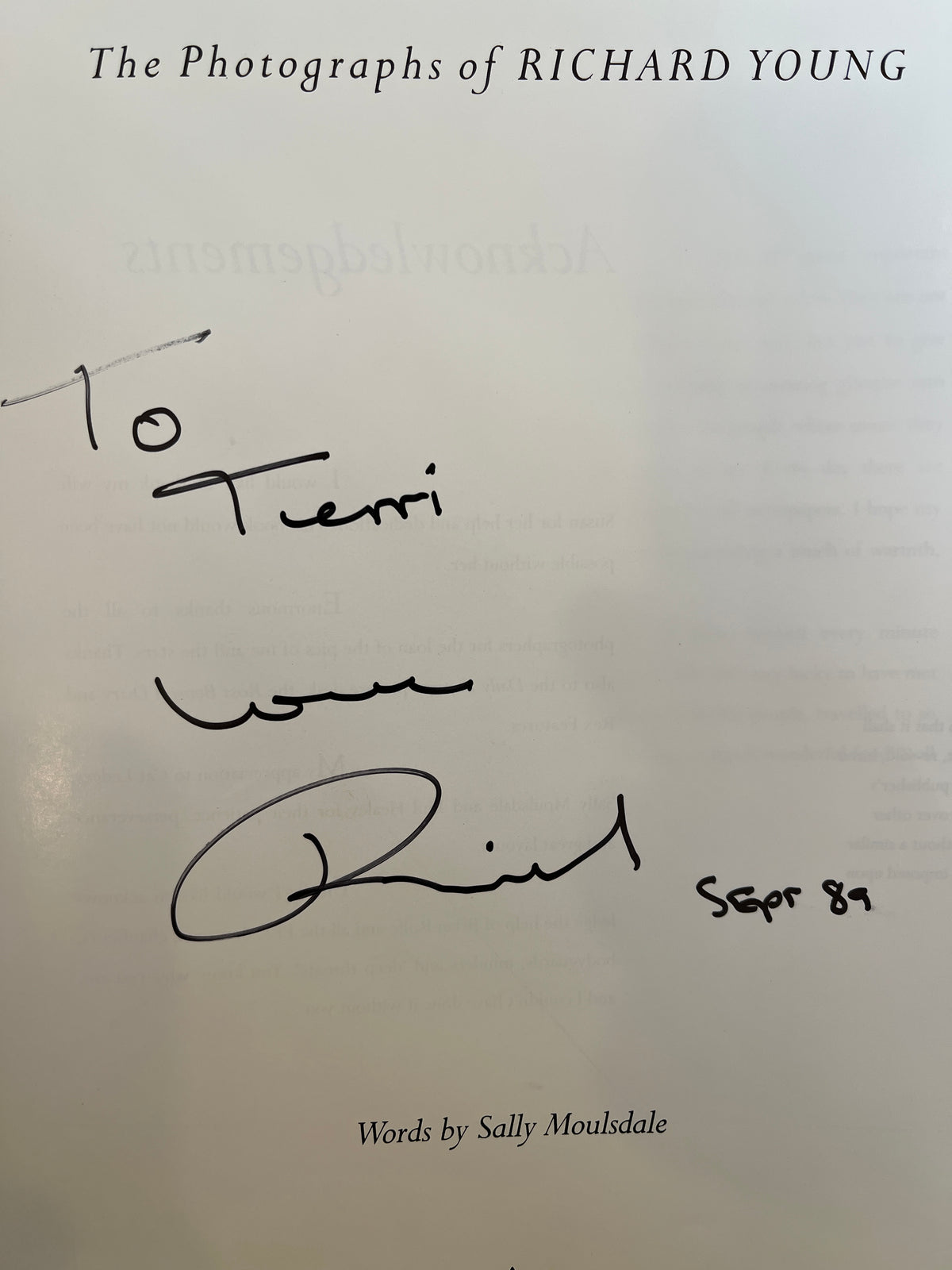 Paparazzo!: The Photographs of Richard Young, Virgin Books, 1989, SIGNED, HC, VG.