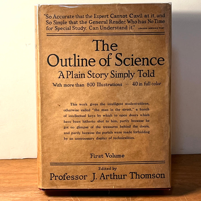 J. Arthur Thomson (Ed.), The Outline of Science: Volume 1, 1922, HC, Very Good