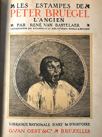 Les Estampes de Peter Bruegel L'Ancien, René van Bastelaer, 1908 Catalogue Raisonné, HC