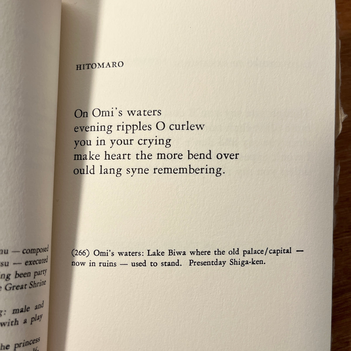Peerless Mirror: Twenty tanka from the Manyoshu, trans. Cid Corman, 1/500, 1981