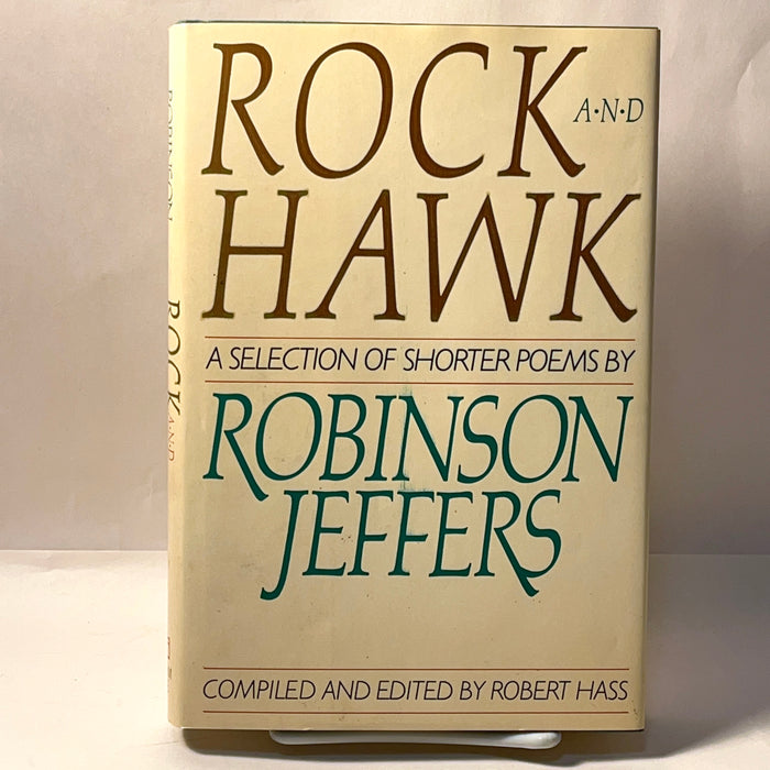 Rock and Hawk, Robinson Jeffers, Random House, 1987, NF HC
