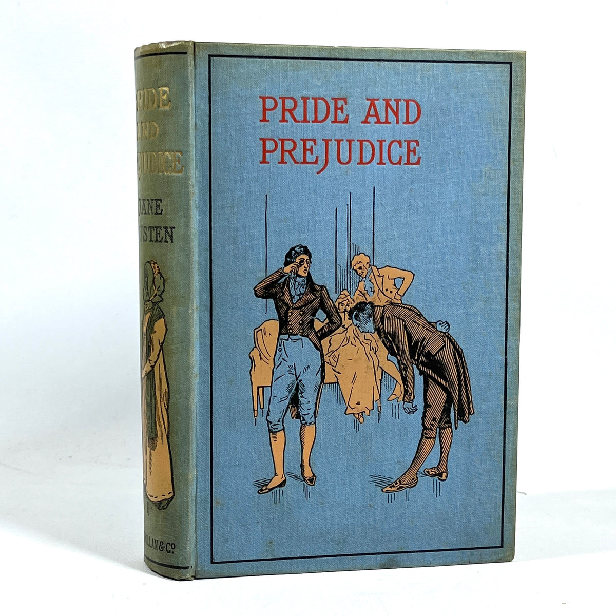 Jane Austen, Pride and Prejudice, Reprint 1st Ed Thus, Macmillan & Co., Scarce, 1899, VG HC
