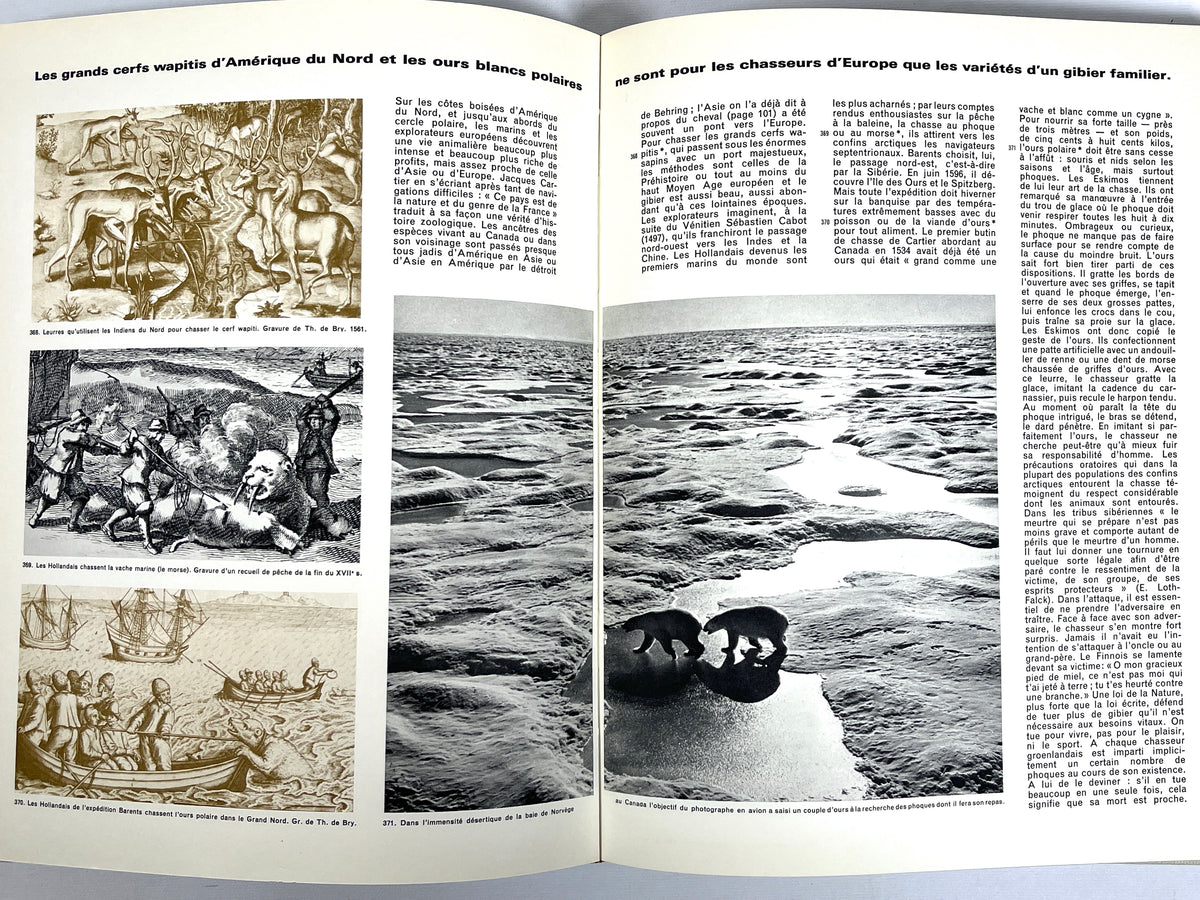 L'Homme et L'Animal: Cent mille ans de vie commune, 1962, Very Good hardcover