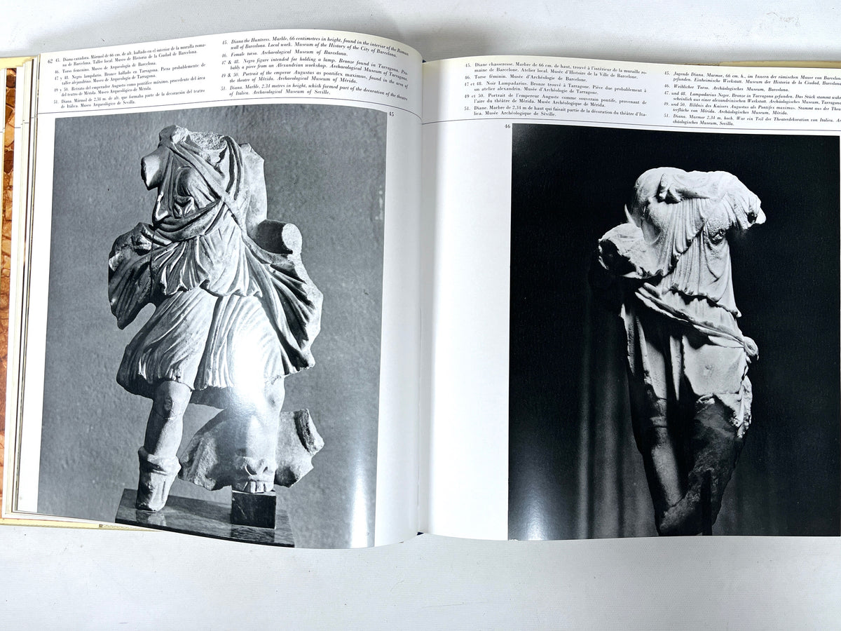 Arte Romano en España, M. Tarradell, 1969, Very Good + hardcover & dust jacket