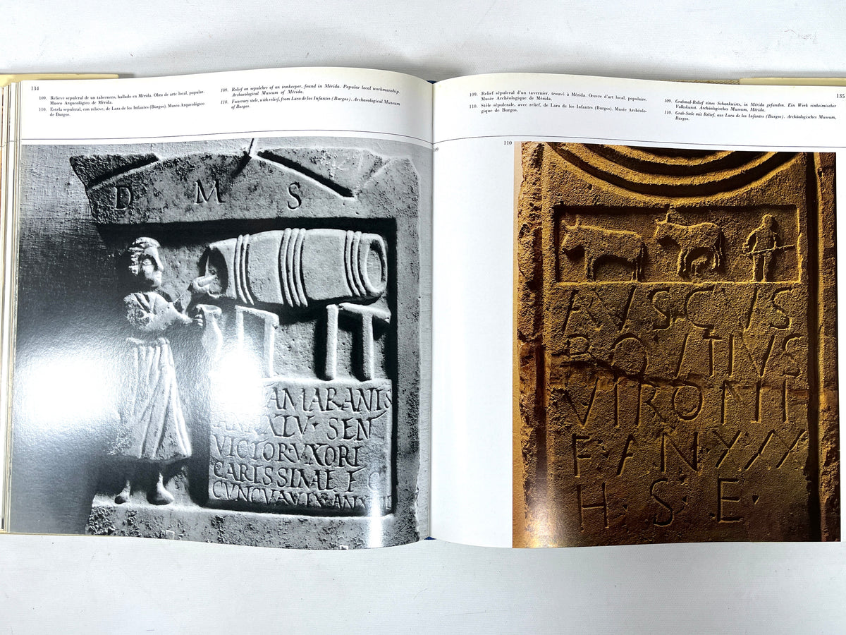 Arte Romano en España, M. Tarradell, 1969, Very Good + hardcover & dust jacket