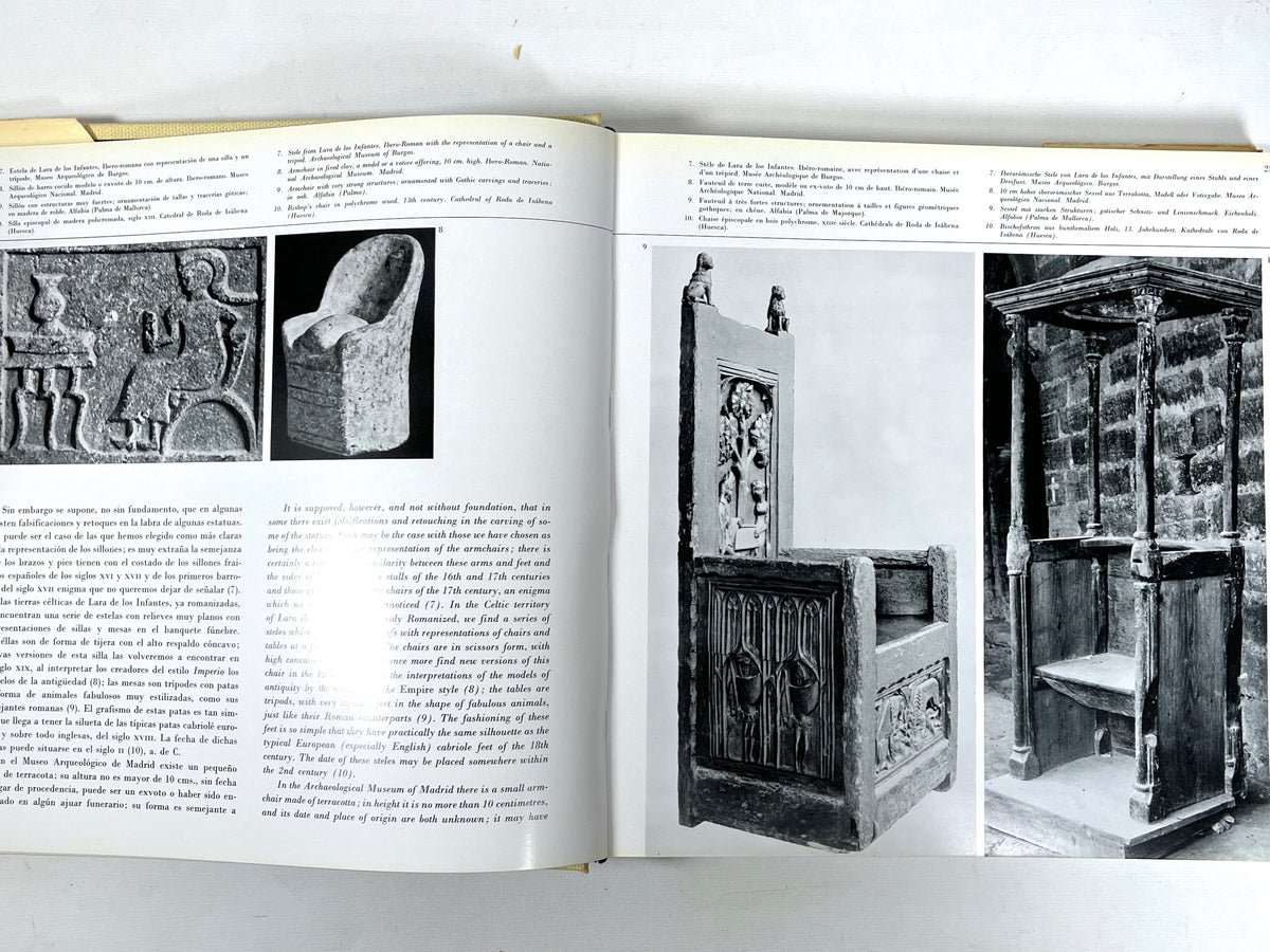Spanish Furniture, L. Feduchi, 1969, multilingual, Very Good hardcover and dust jacket