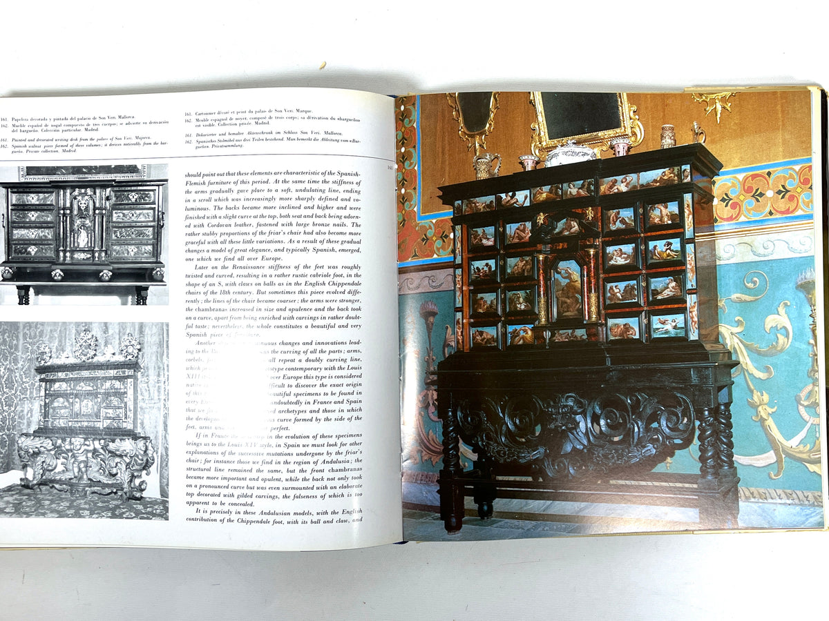 Spanish Furniture, L. Feduchi, 1969, multilingual, Very Good hardcover and dust jacket