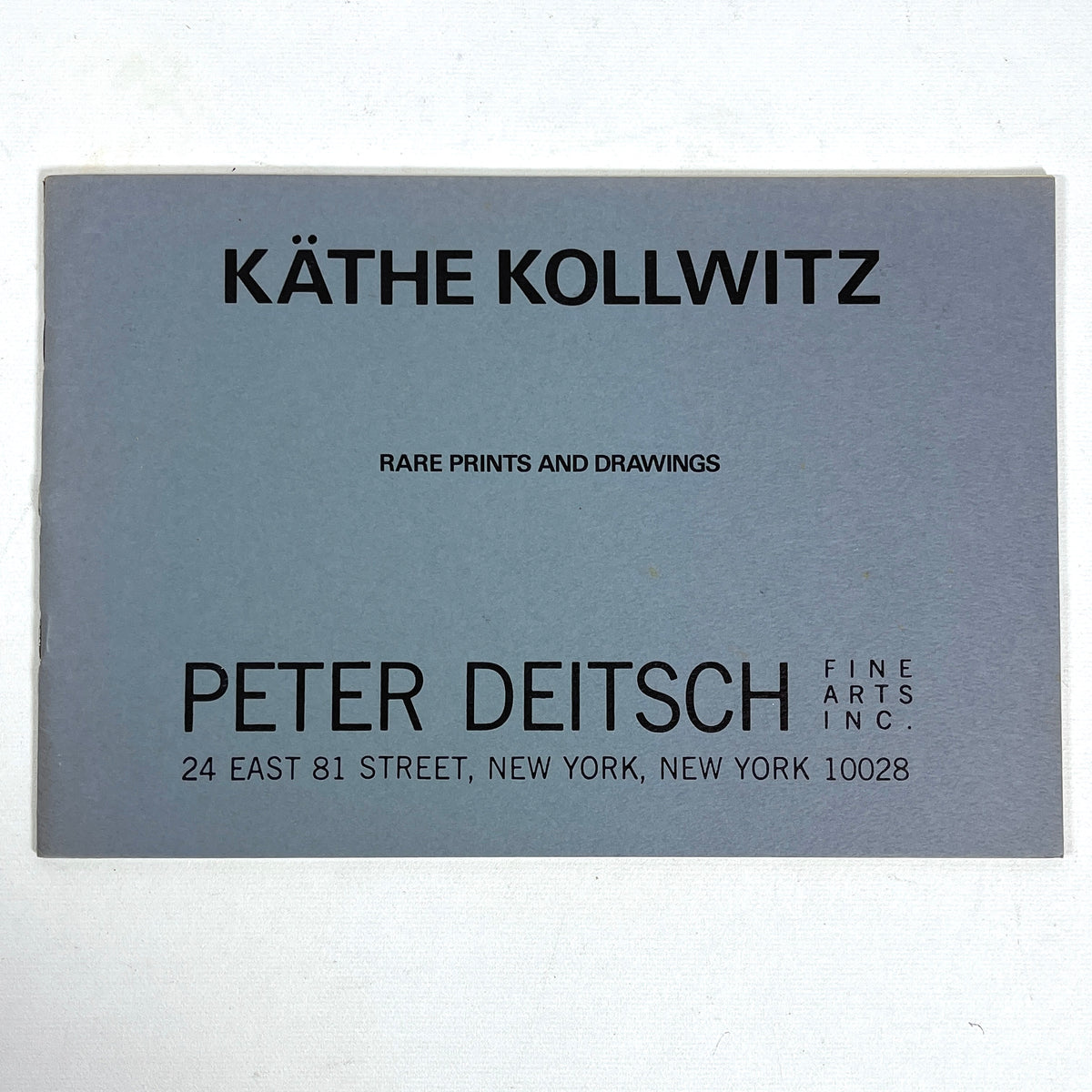 Käthe Kollwitz: Rare Prints and Drawings, Stock catalog #14, New series #2, NF SC
