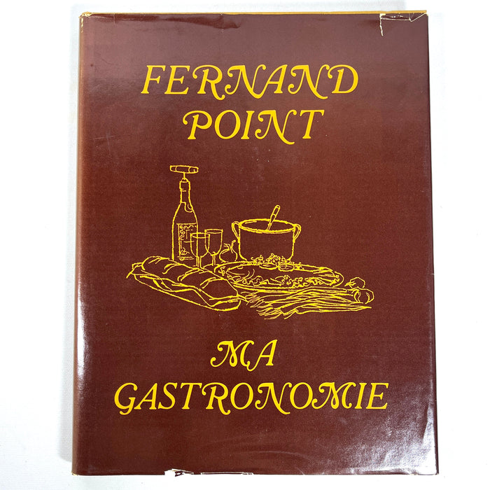 Ma Gastronomie, Fernand Point, food/cookbook, 1974, 1st edition US, VG+ HC & VG DJ