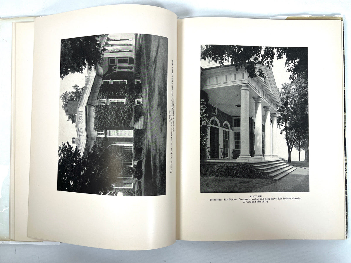Thomas Jefferson: Architect and Builder, I. T.  Frary, SIGNED, 1931, NF HC & VG DJ