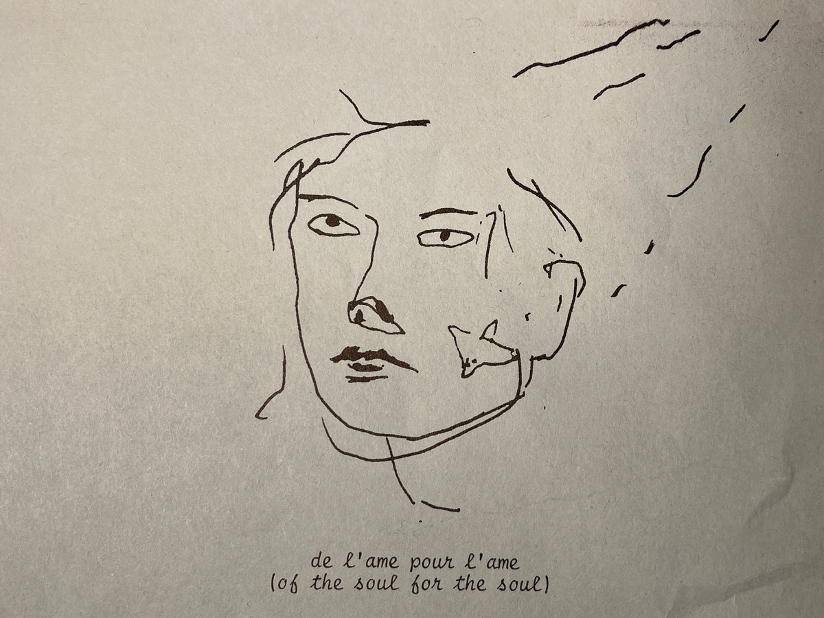 Patti Smith program, 1973.  De L'Ame Pour L'Ame (Of the Soul for the Soul): An Evening Honoring...Arthur Rimbaud, Good