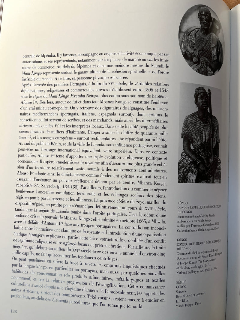 Le Geste Kongo, Editions Dapper, Thompson, Robert Farris; Nsondé, Jean; Erwan Dianteill. Paris, 2002, VG, HC, 4to, African, Oceanic Art, Kongo, Sculpture
