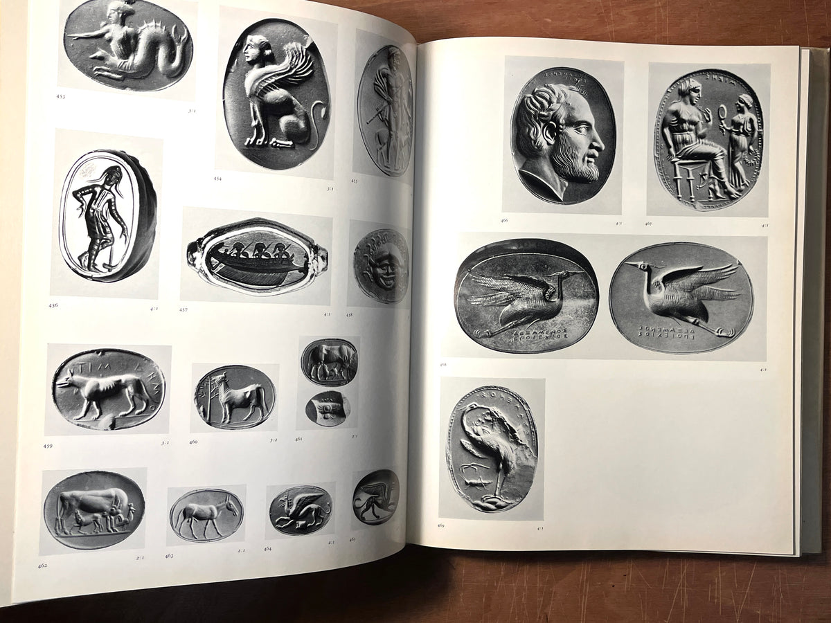 Greek Gems and Finger Rings: Early Bronze Age to Late Classical, 1972, HC, Very Good