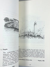 The Fabric of Architecture: Images of People and Architecture, 1982, SIGNED, VG softcover
