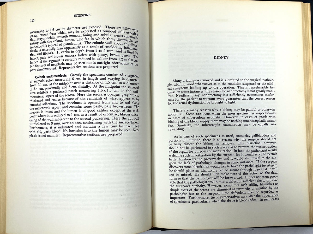 Evaluating Surgery Through Gross Pathology, 1954, Very Good+ hardcover w/ephemera