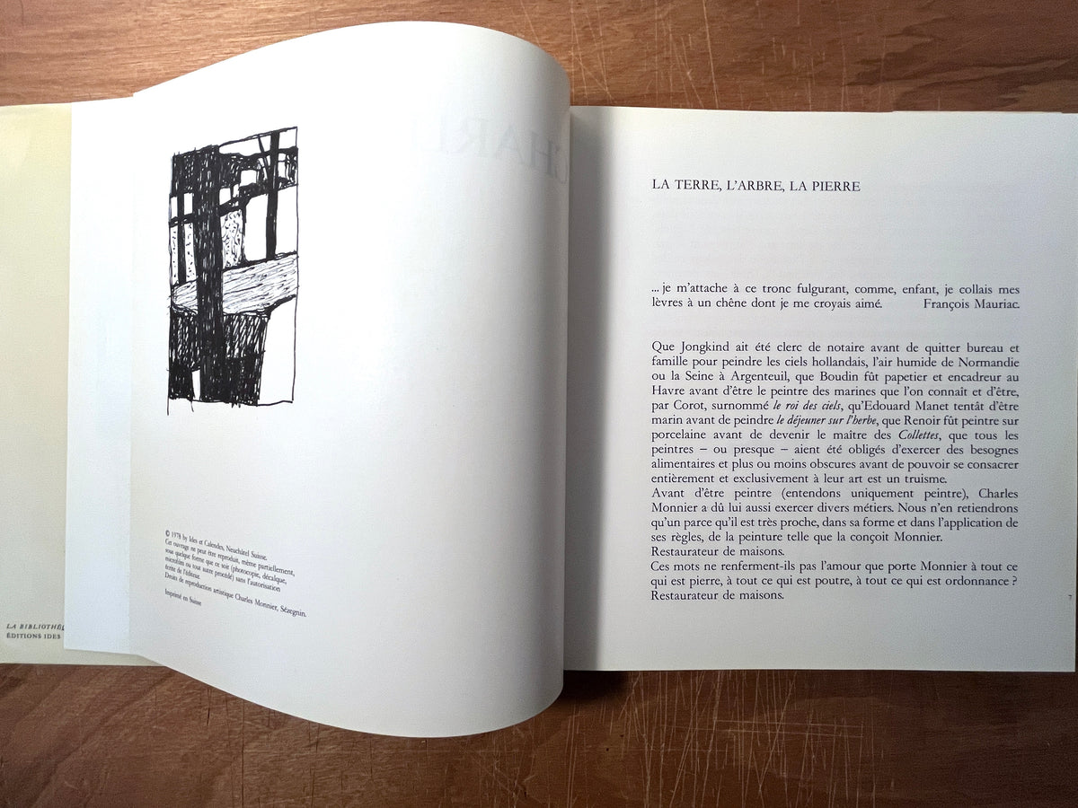 Charles Monnier, Bernard-Paul Cruchet, Ides et Calendes, French text, 1978, HC, NF.