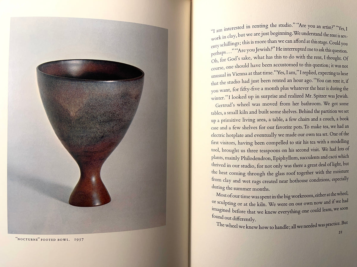 Gertrud and Otto Natzler Ceramics, Los Angeles County Museum of Art, 1968, HC, VG.