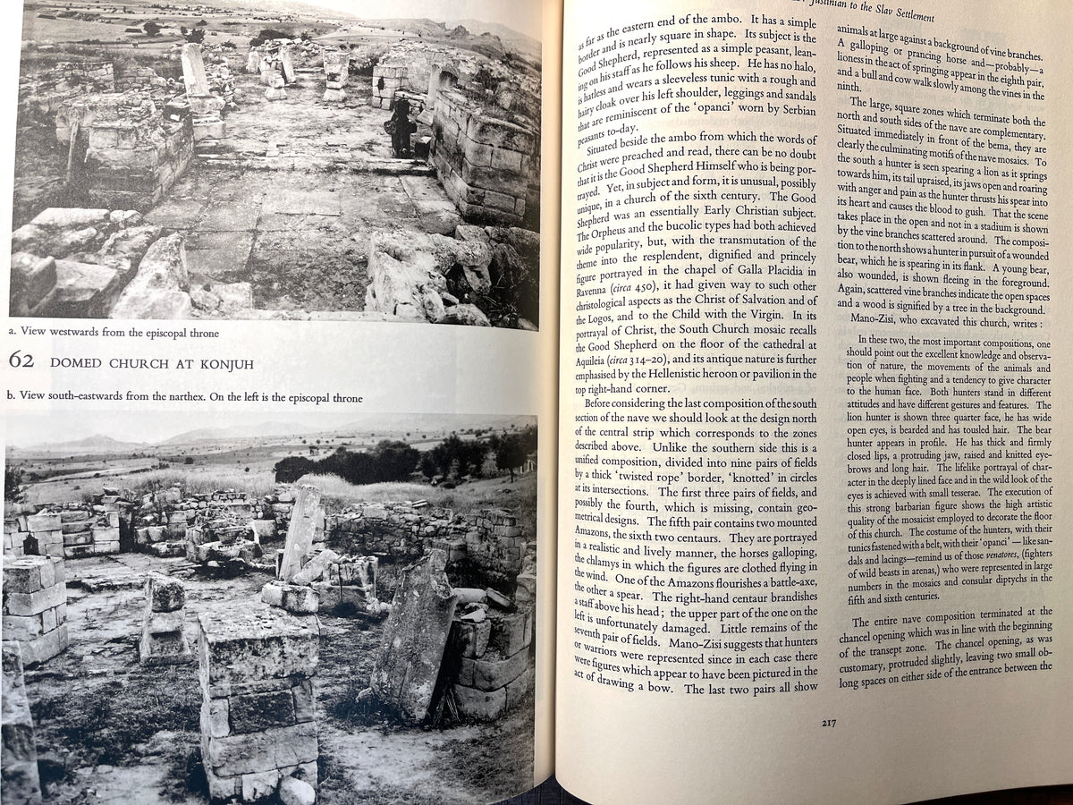 Early Byzantine Churches in Macedonia and Southern Serbia: A Study of the Origins and the Initial Development of East Christian Art, 1963, HC, VG.