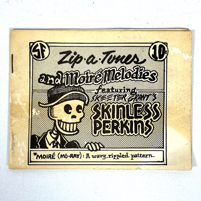 Zip-a-Tunes and Moiré Melodies Featuring Skeeter Grant's Skinless Perkins, 1972, Very Good staplebound.