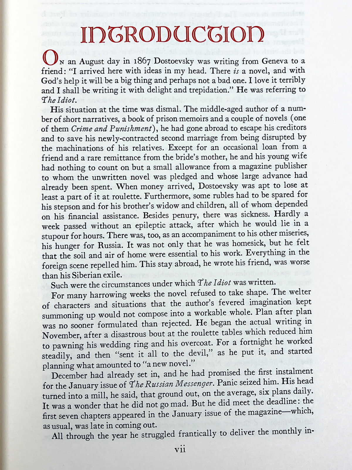 The Idiot, Fyodor Dostoevsky, Avrahm Yarmolinsky, Limited Editions Club, NF HC