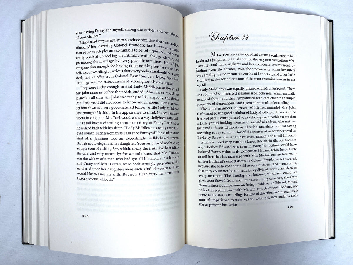 Sense and Sensibility, Jane Austen, 1957, Limited Editions Club, NF HC & slipcase