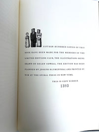 Sense and Sensibility, Jane Austen, 1957, Limited Editions Club, NF HC & slipcase