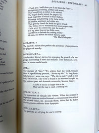 Ambrose Bierce, The Devil's Dictionary, Fritz Kredel, 1972, SIGNED, NF HC w/slipcase.