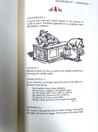 Ambrose Bierce, The Devil's Dictionary, Fritz Kredel, 1972, SIGNED, NF HC w/slipcase.