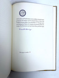 Frankenstein, or The Modern Prometheus, Mary Shelley, Limited Editions Club, SIGNED