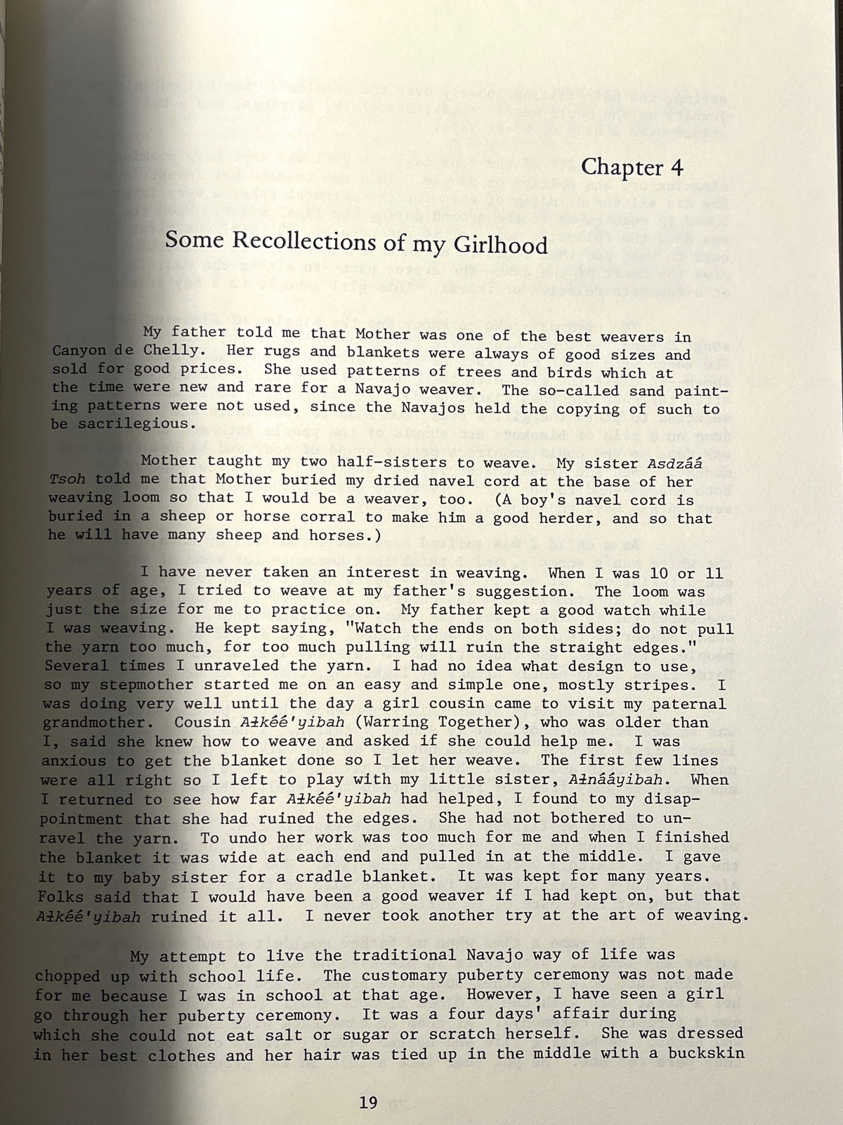 Irene Stewart: A Voice in Her Tribe, a Navajo Woman's Own Story, 1980 SC