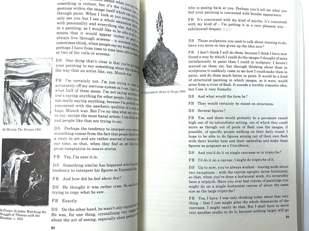 The Brutality of Fact: Interviews with Francis Bacon, 3rd Enlarged Ed., 1990, Very Good softcover.