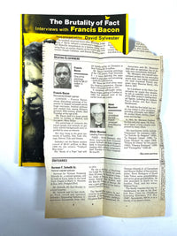 The Brutality of Fact: Interviews with Francis Bacon, 3rd Enlarged Ed., 1990, Very Good softcover.