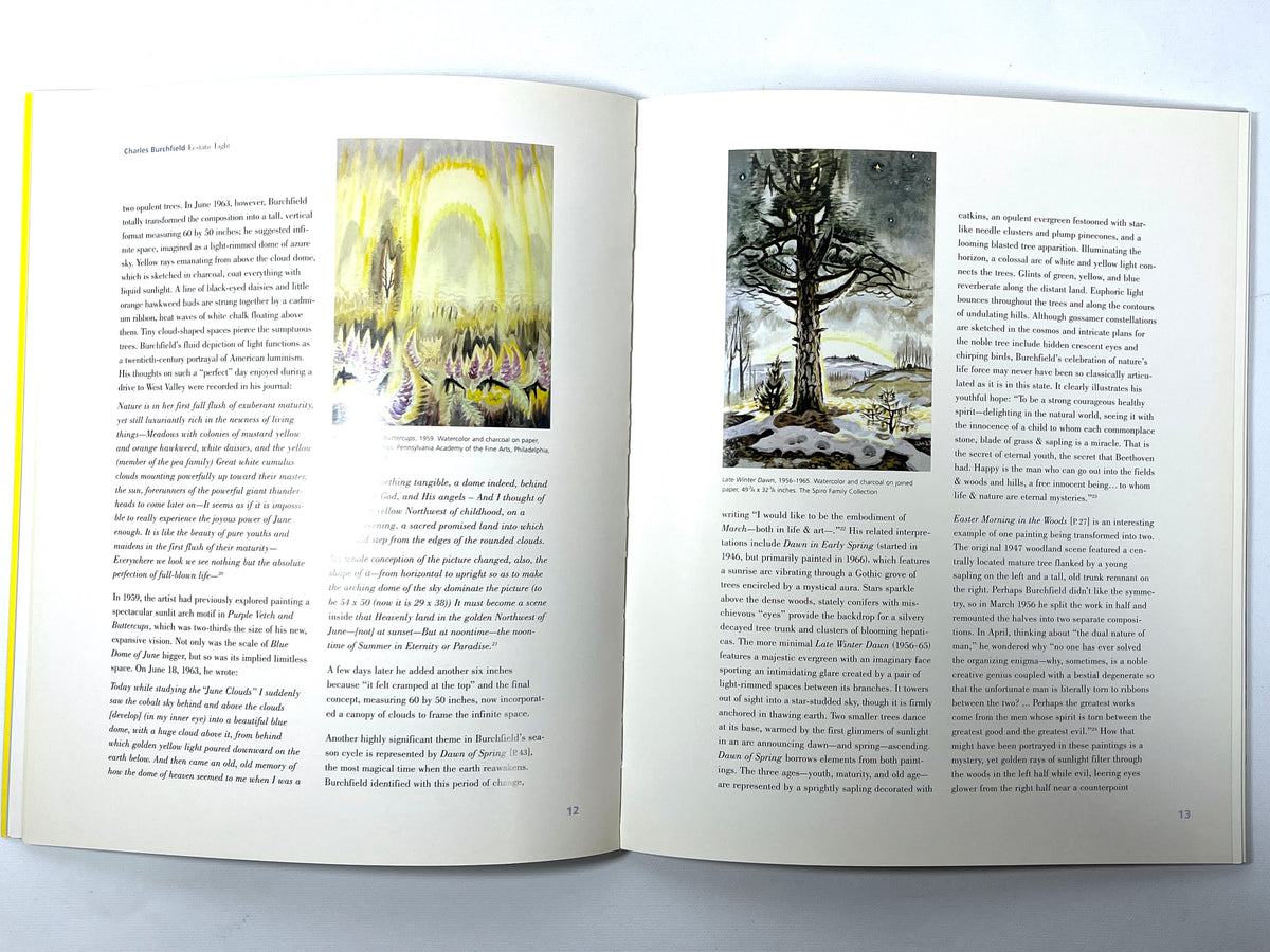 Charles Burchfield: Ecstatic Light; DC Moore Gallery, 2007, Near Fine softcover.