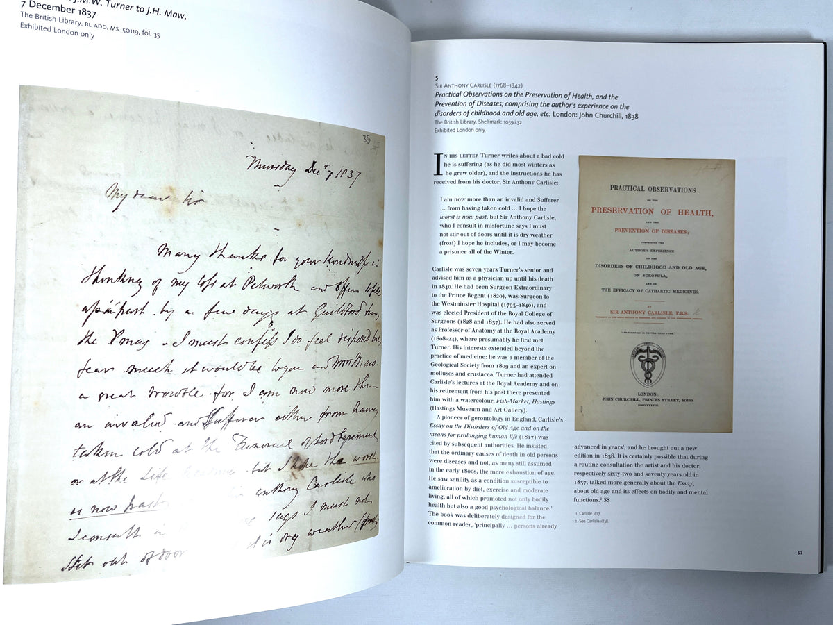 J.M.W. Turner: Painting Set Free, J Paul Getty Musuem, exhibit, catalog, 2014, Fine HC, Near Fine DJ